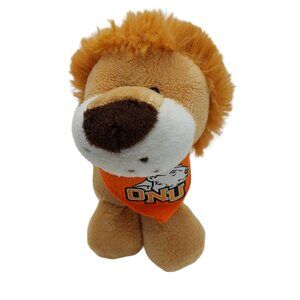 ONU Plush Lion Orange Scarf Stuffed Animal Ohio Northern University